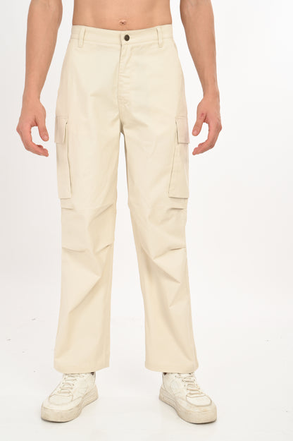 DLAZY HALF WHITE CARGO PANT