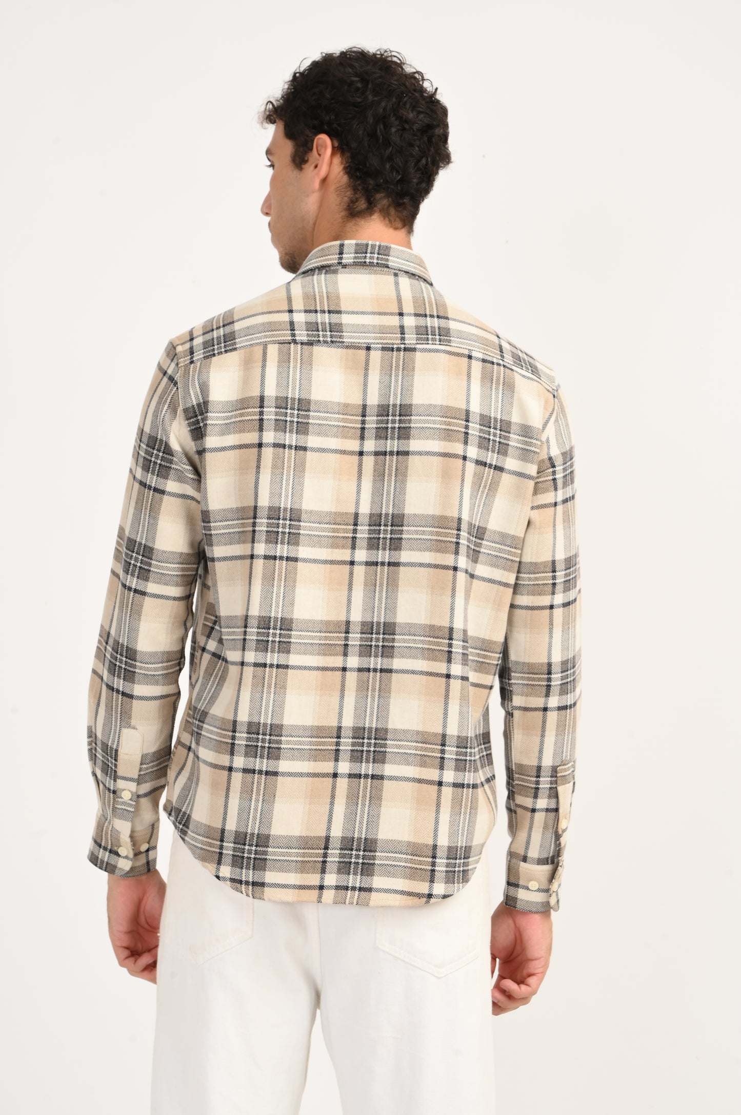 Dlazy Sandstone Plaid Shirt.