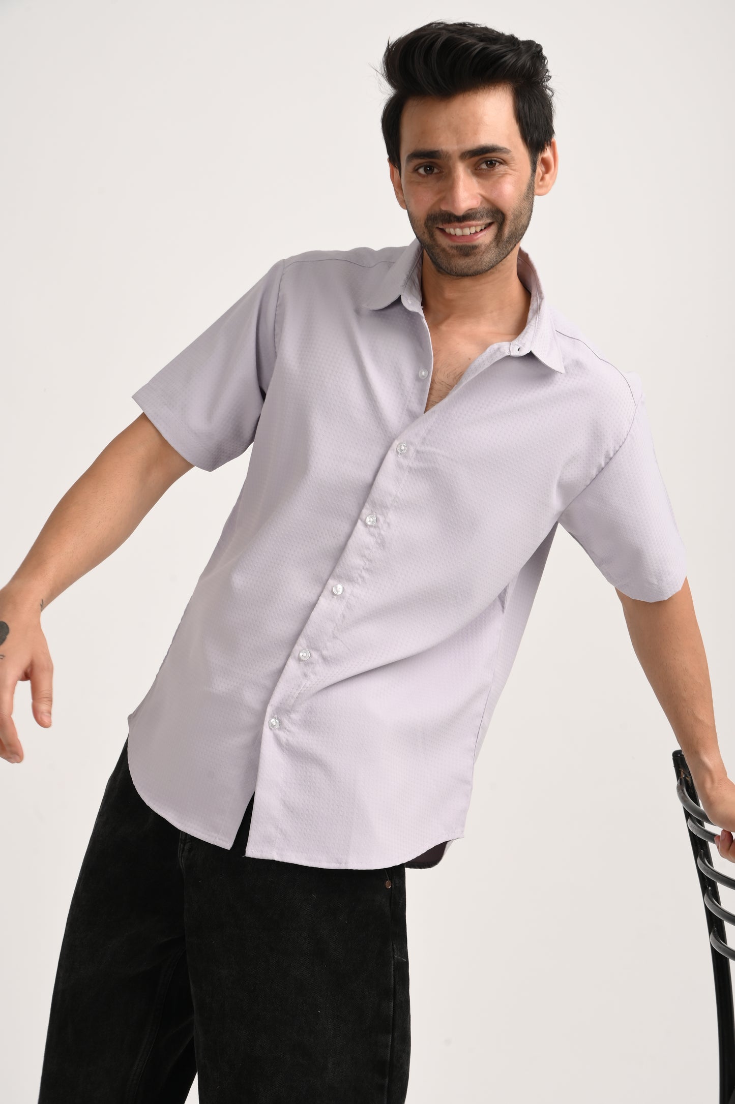 DLAZY PURPLE POPCORN SHIRT