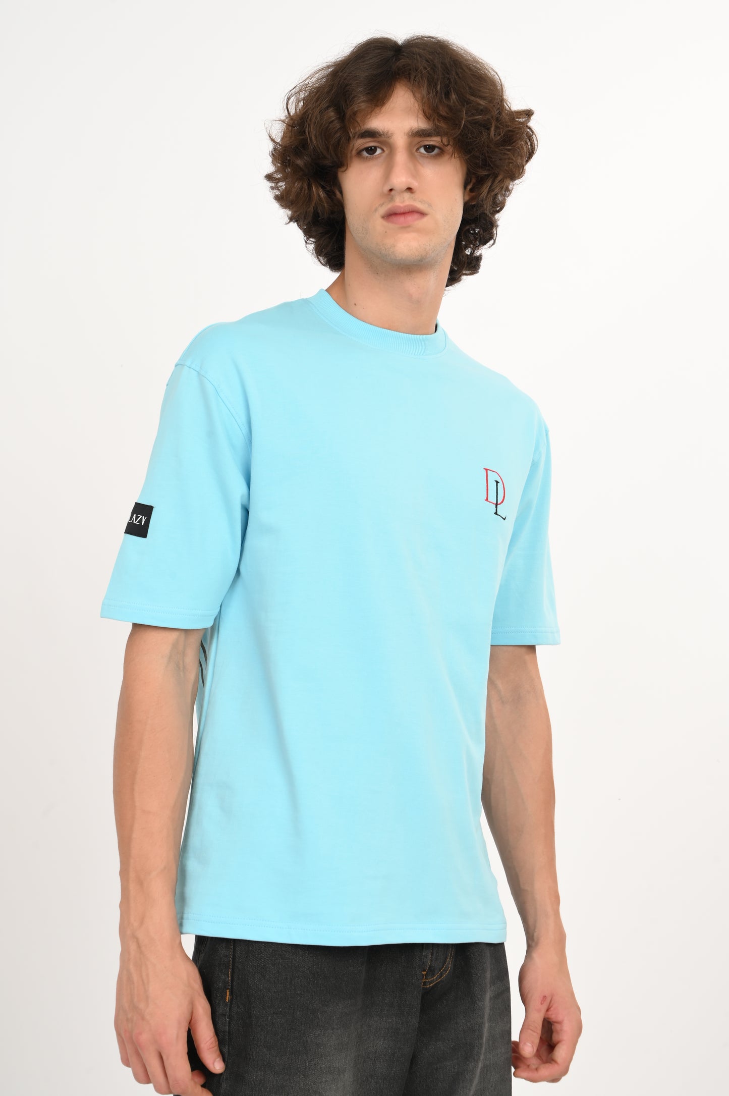 DLAZY BUTTERFLY BLUE OVERSIZED TEE