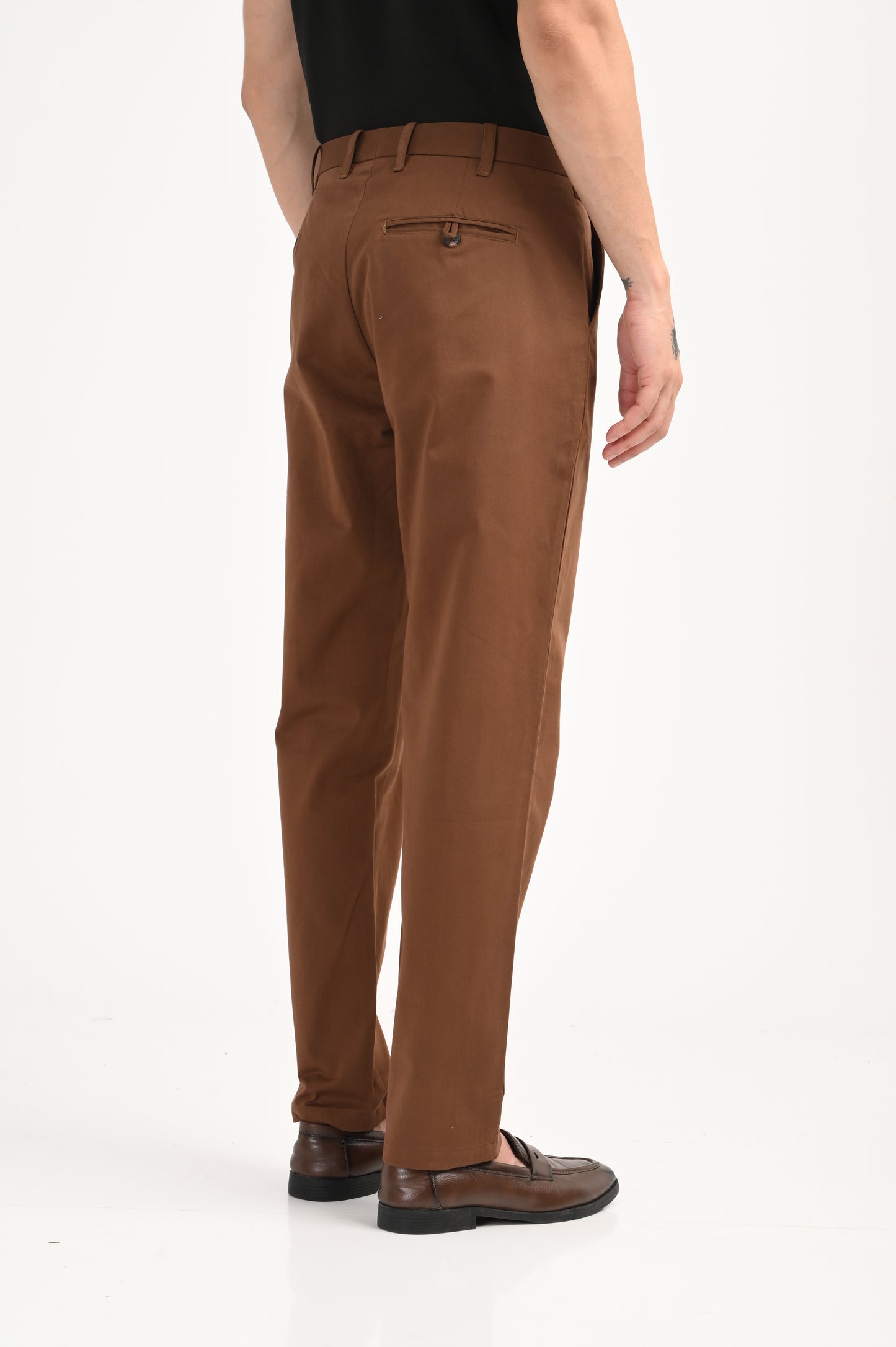 DLAZY BROWN COTTON PANT