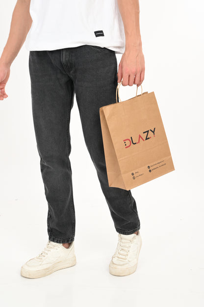 DLAZY BLACK SHADED ANKLE JEANS