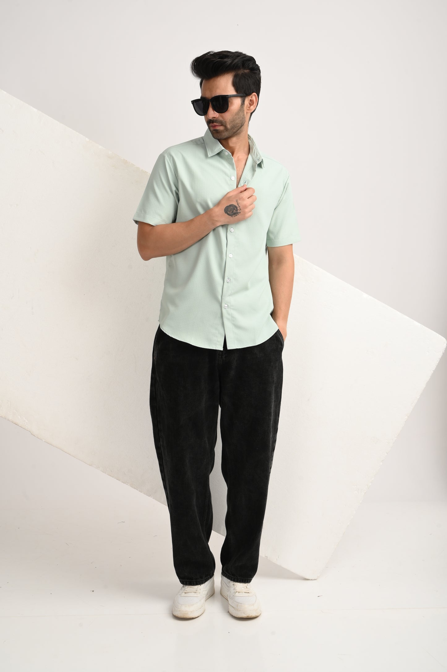 DLAZY GREEN POPCORN SHIRT