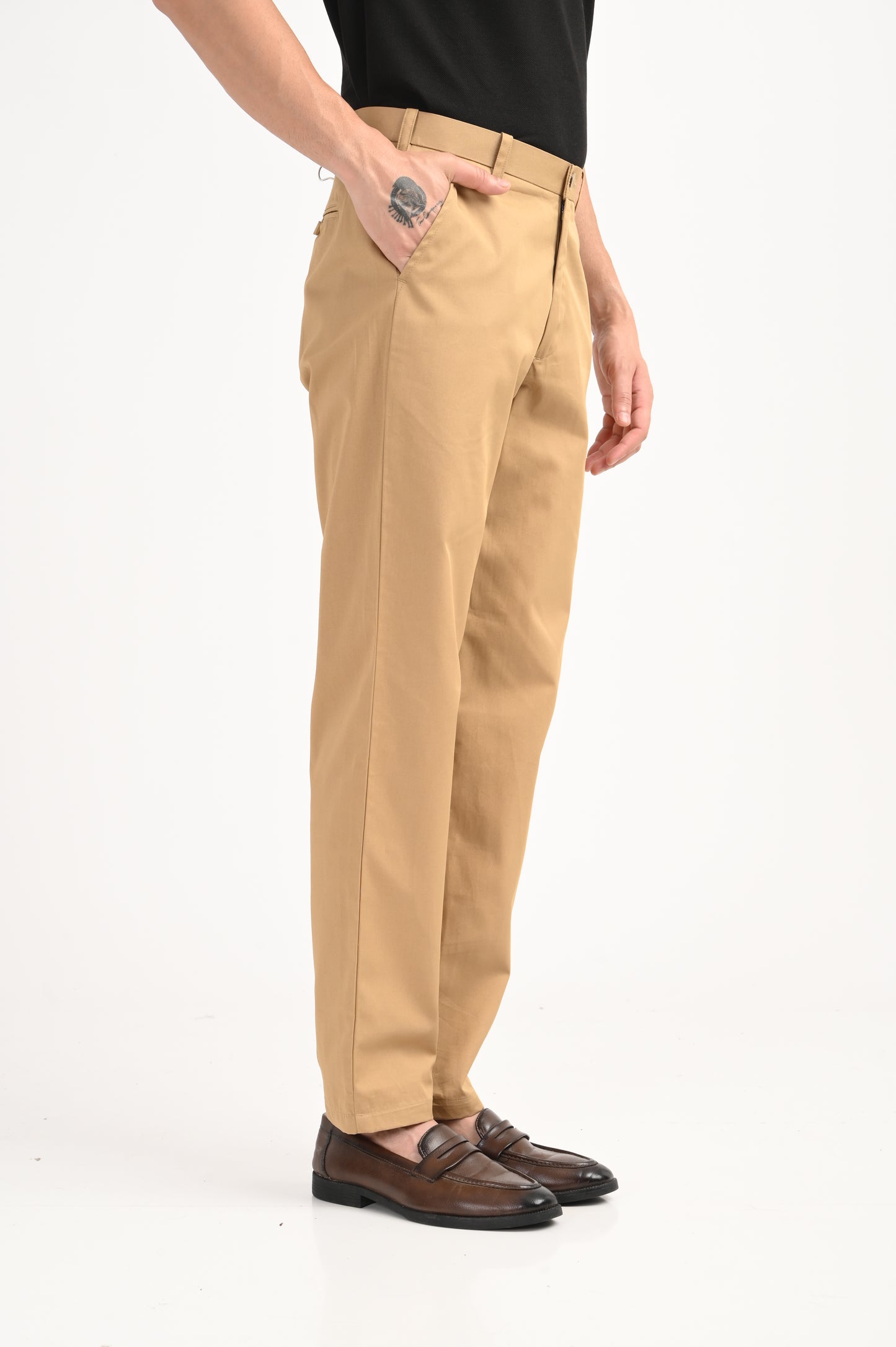 DLAZY KHAKI COTTON PANT