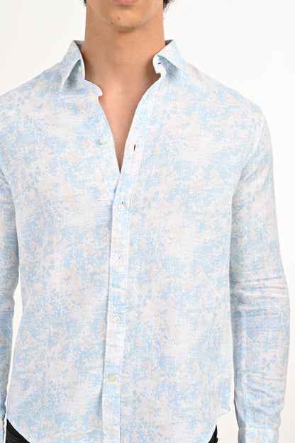 DLAZY MEN SKY BREEZE FLORAL SHIRT