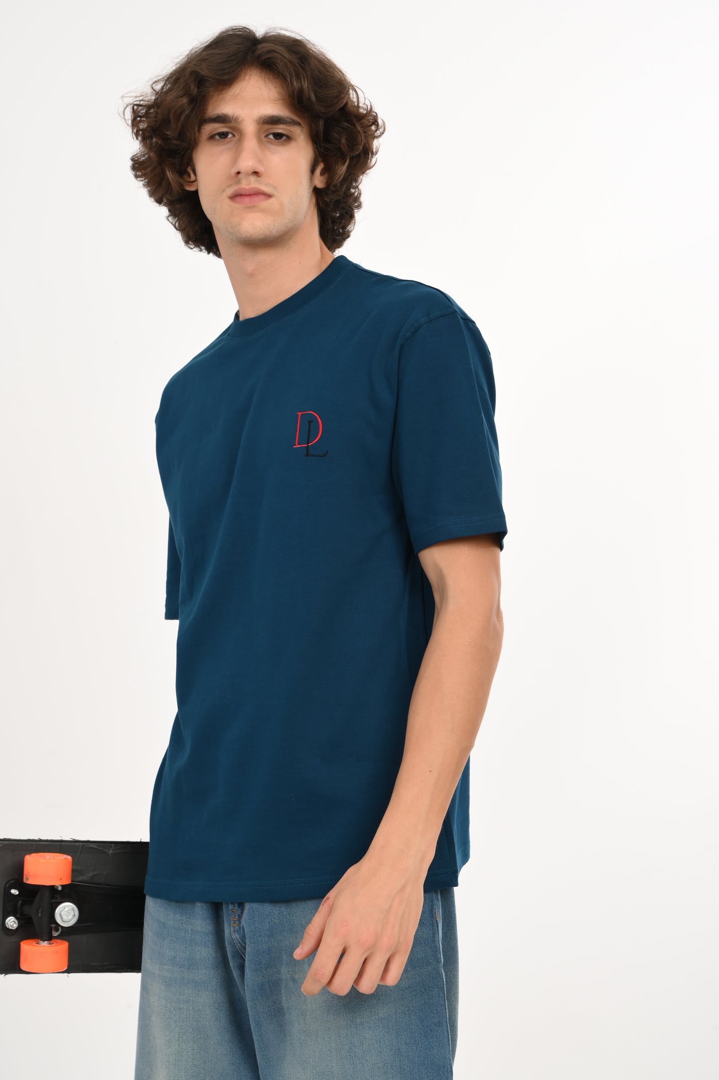 DLAZY PETROL BLUE OVERSIZED TEE